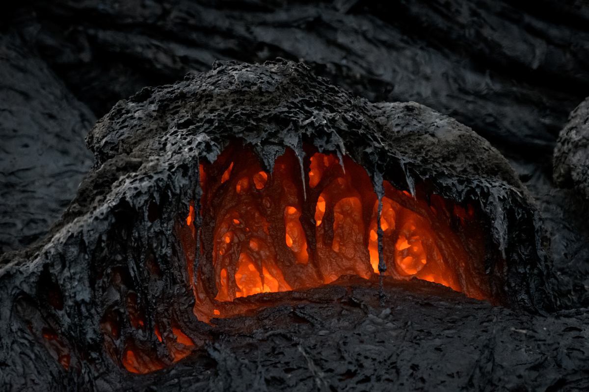 Close Up of Lava by Jan Erik Waider