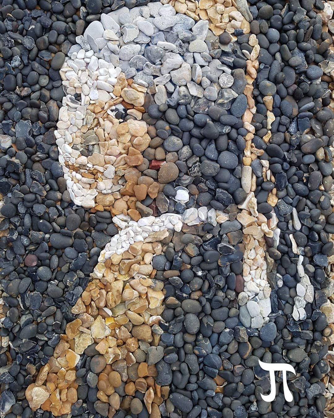 arte con piedras por Justin Bateman