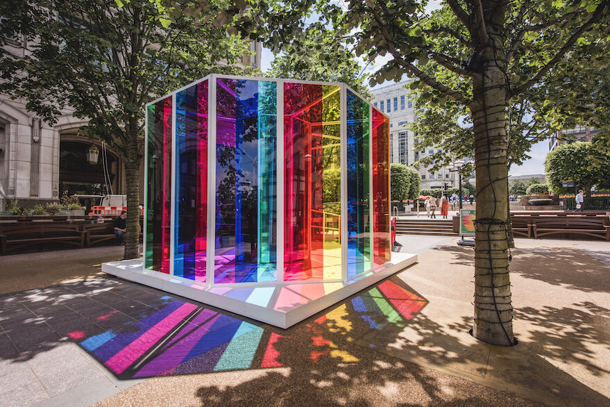 Hymn to the Big Wheel Installation in London by Liz West