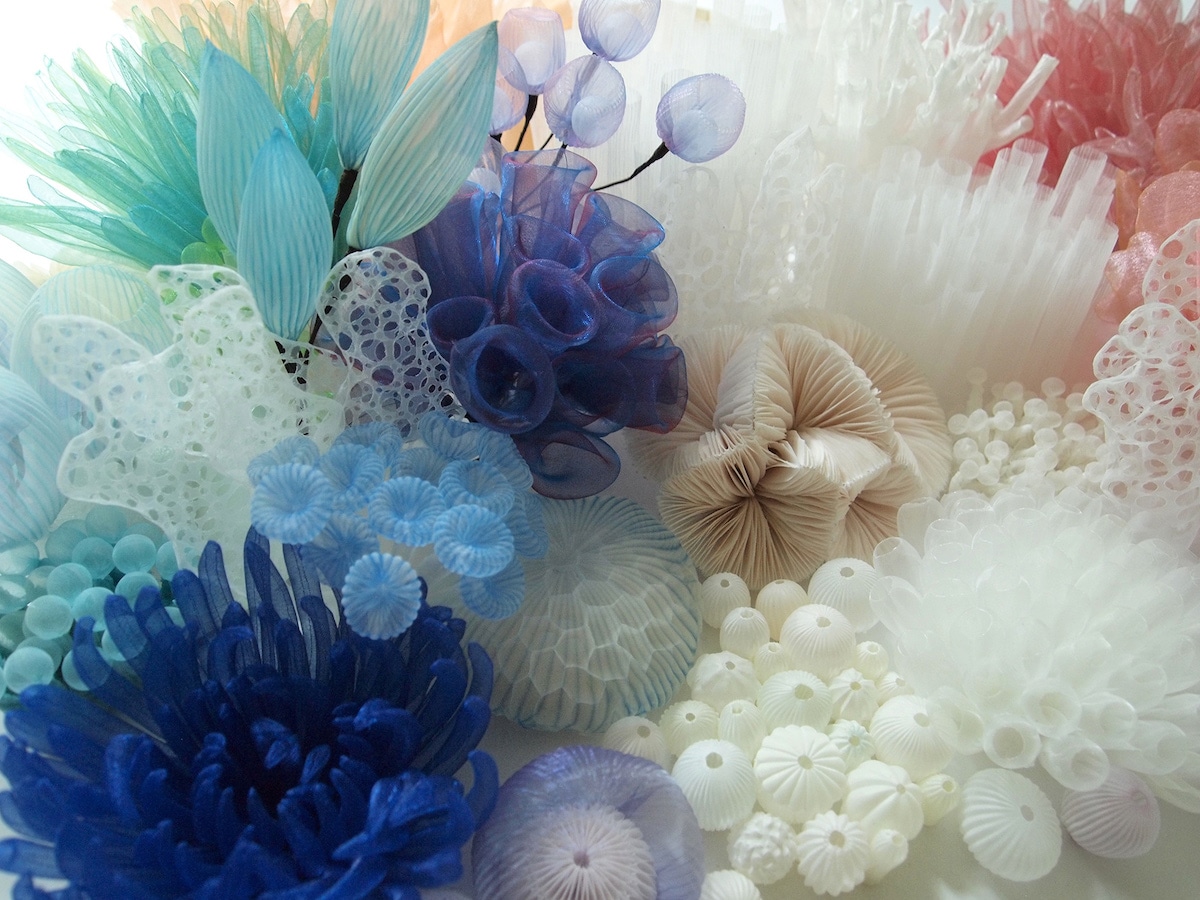 Ocean-Inspired Textile Sculptures by Mariko Kusumoto