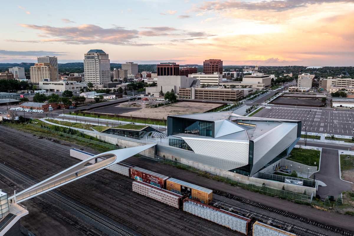 Aerial of Park Union Bridge by Diller Scofidio + Renfro