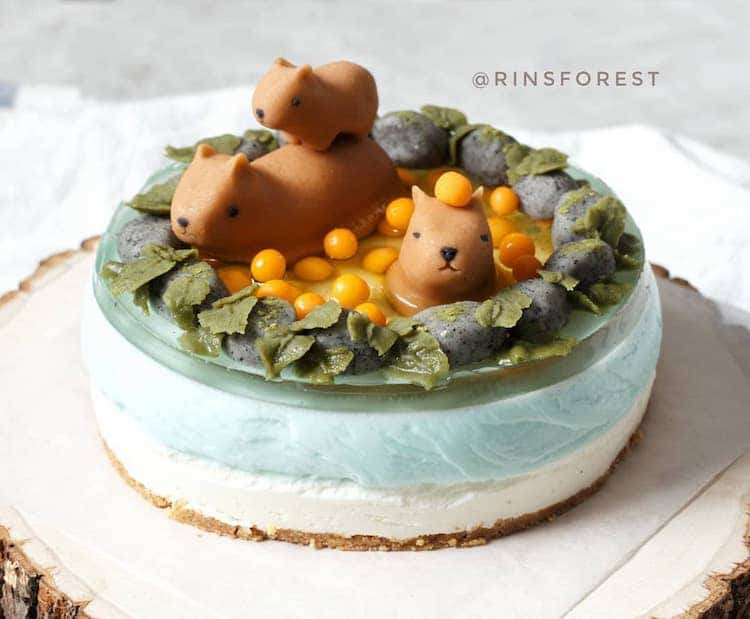 Capybara cake topper - .de