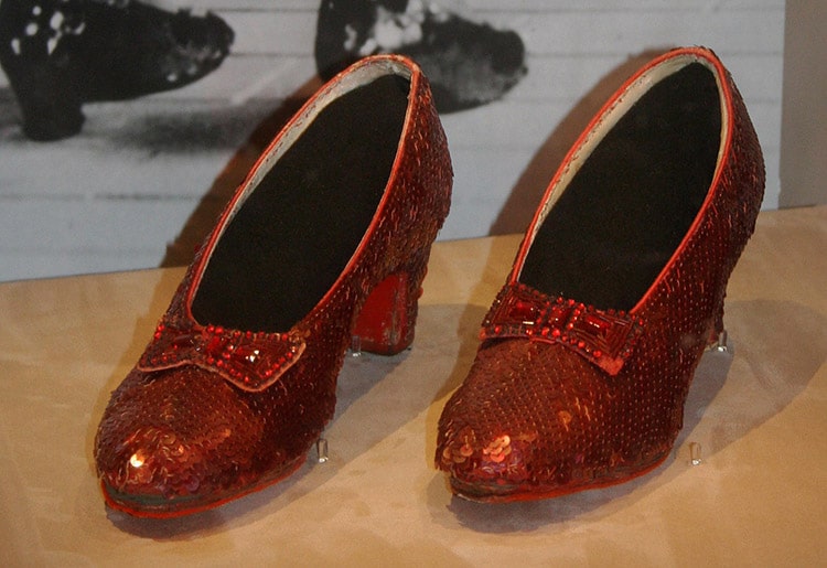 A Pair fo Ruby Slippers from Oz