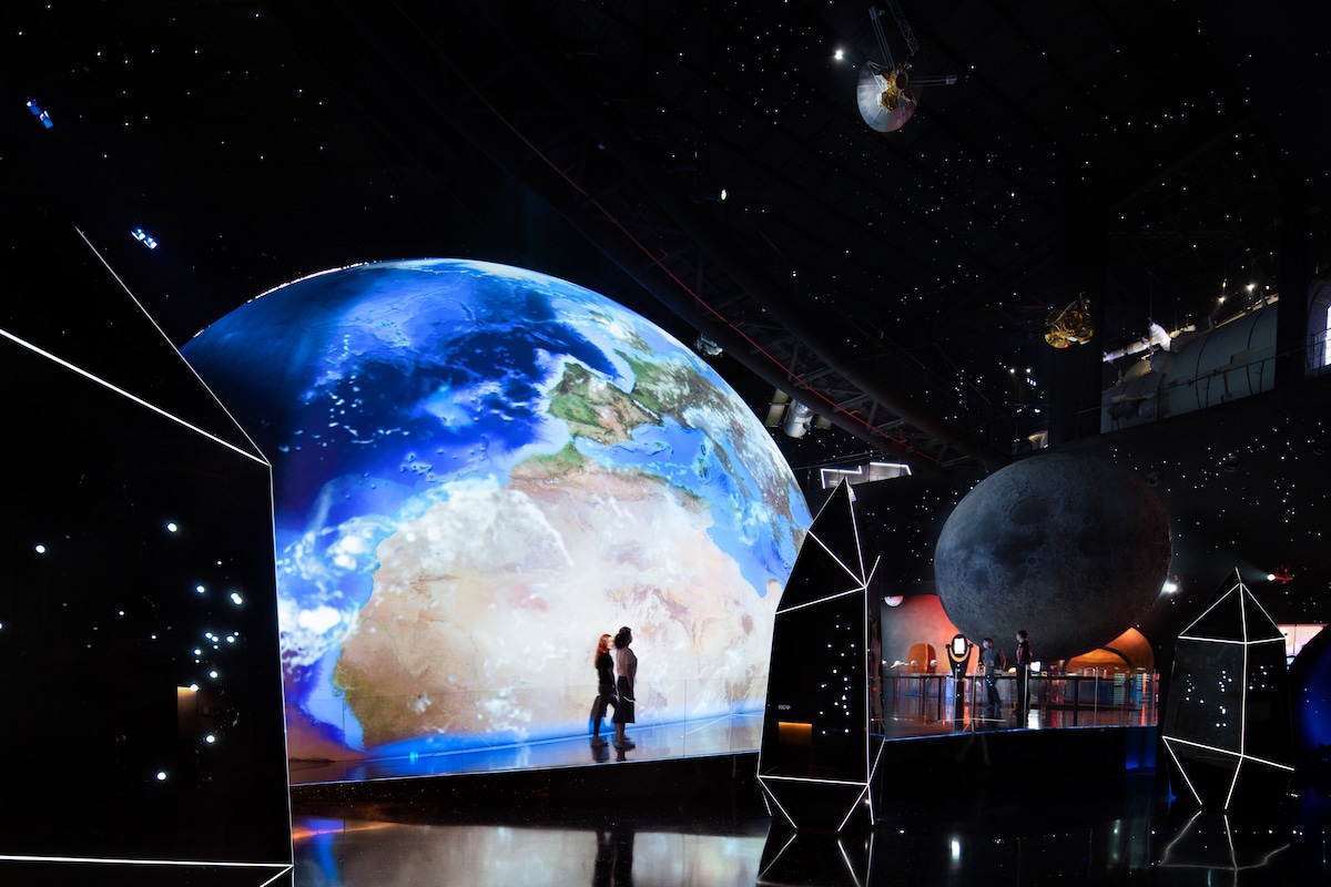 Interior Exhibit of the Shanghai Astronomy Museum by Ennead Architects, Captured by Arch-Exist