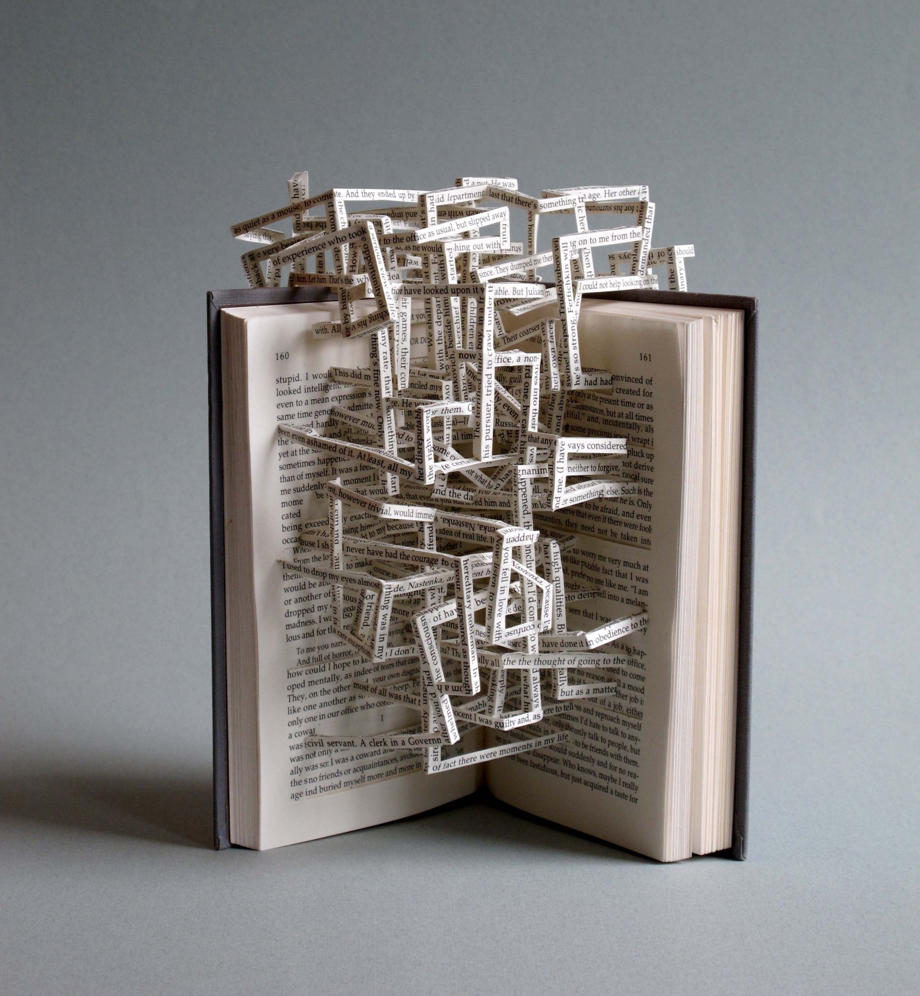Stephen Doyle "Hypertexts" Altered Book Sculptures