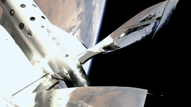 Virgin Galactic Unity in Space