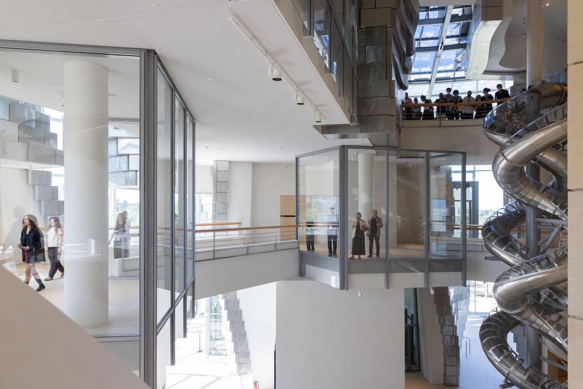 Interior View of Frank Gehry's Luma Arles Tower Captured by Photographer Iwan Baan