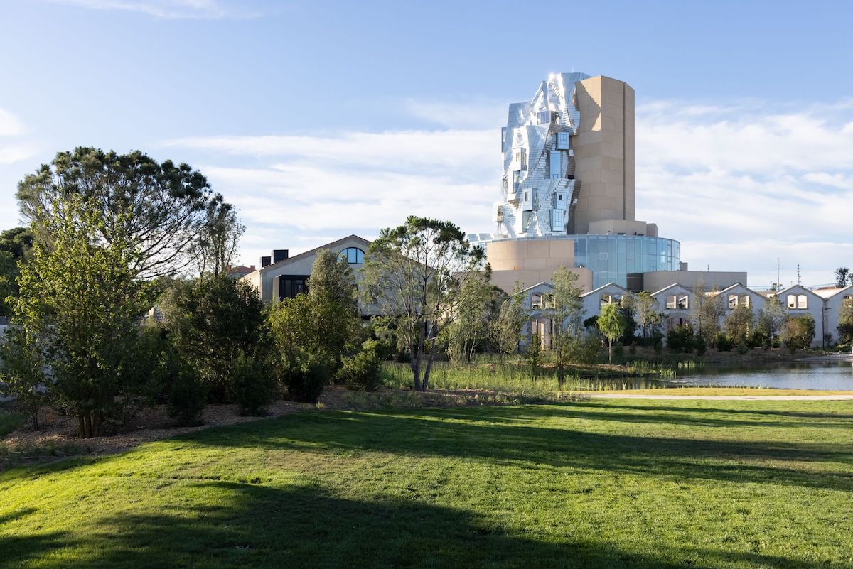Exterior View of Frank Gehry's Luma Arles Tower Captured by Photographer Iwan Baan