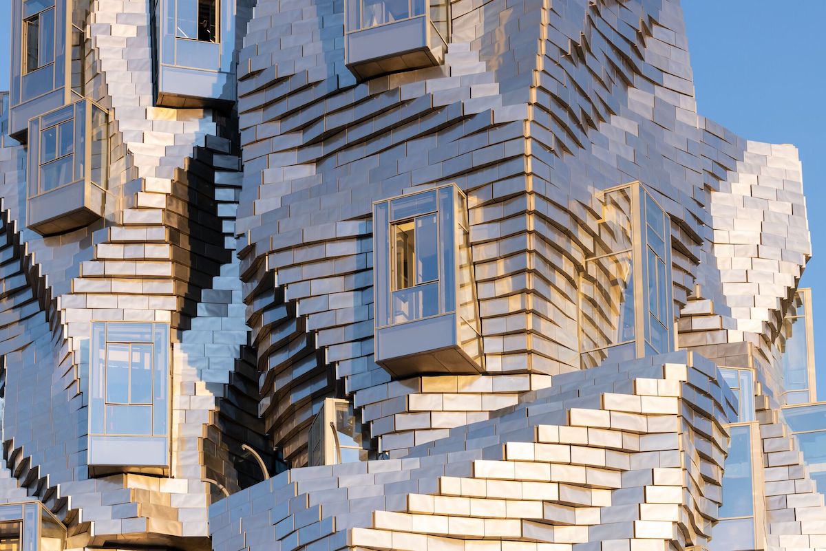 Exterior View of Frank Gehry's Luma Arles Tower Captured by Photographer Iwan Baan