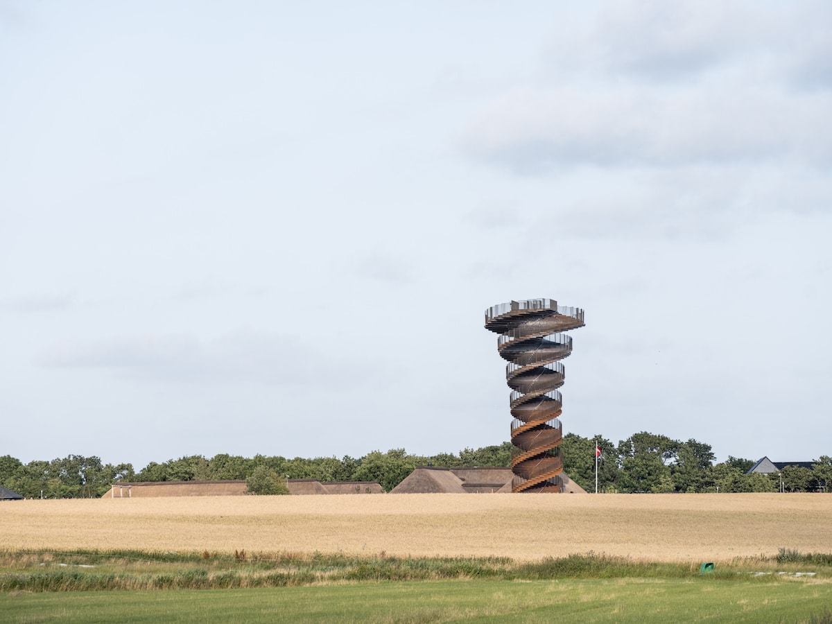 New photos show BIG's twisting Marsk Tower in Denmark