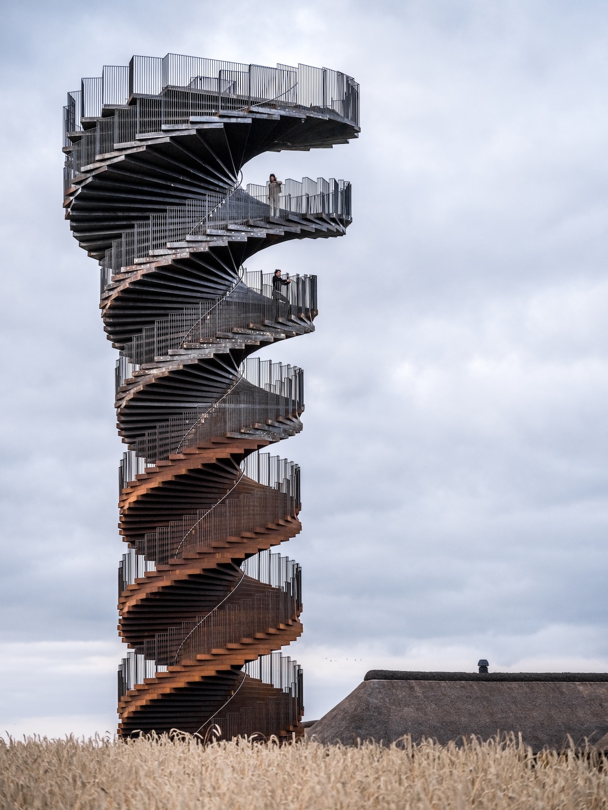 Portion of Marsk Tower by Bjarke Ingels Group (BIG)