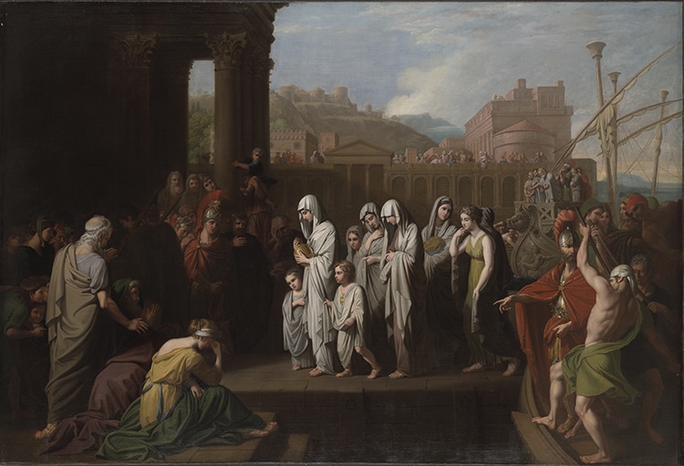 Agrippina Landing at Brundisium with the Ashes of Germanicus