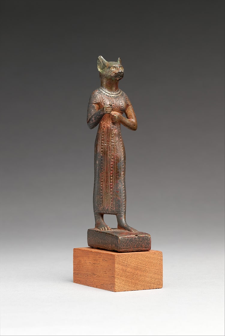 The Goddess Bastet with a Cat Head