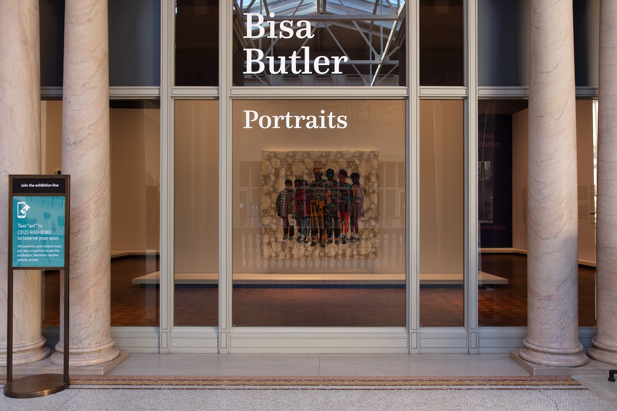 Exposición de Bisa Butler en el Instituto de Arte de Chicago