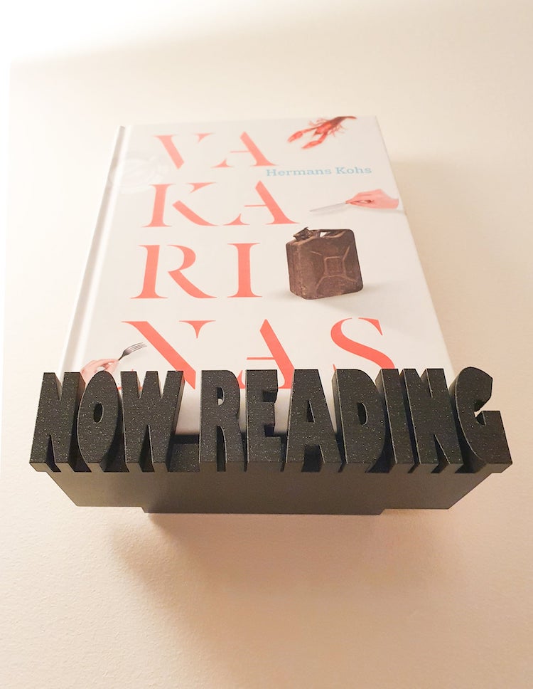 ‘Now Reading’ Floating Book Shelf Display