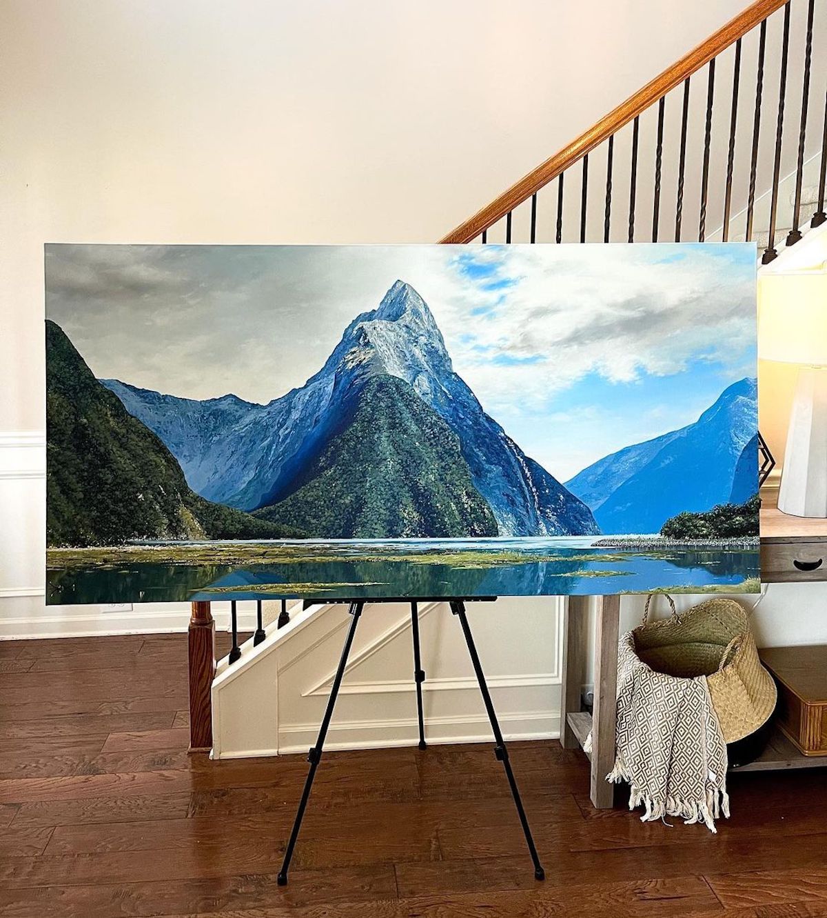 Oil Painting of New Zealand by Courtney Myers