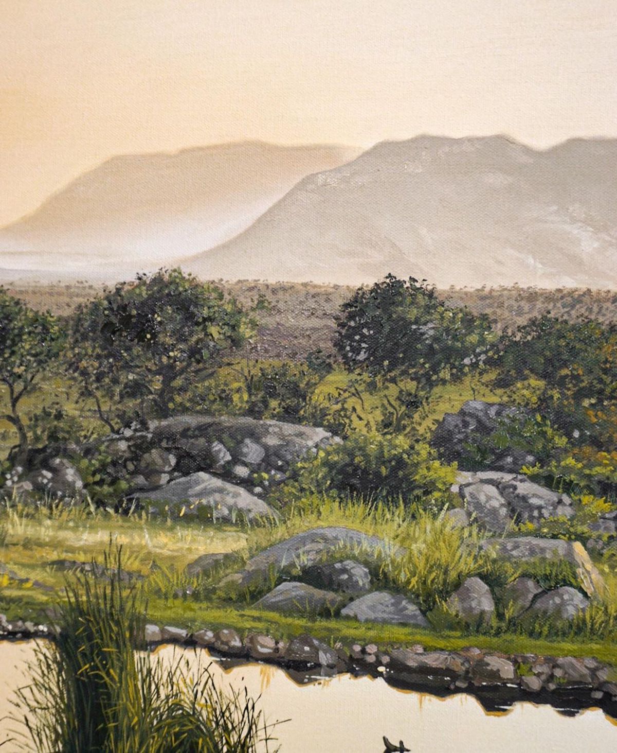Oil Landscape Painting of Tanzania by Courtney Myers