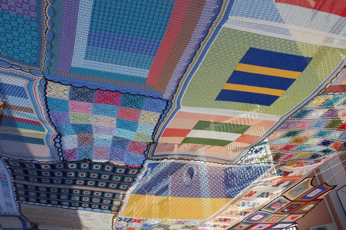Crochet Canopy in Malaga, Spain