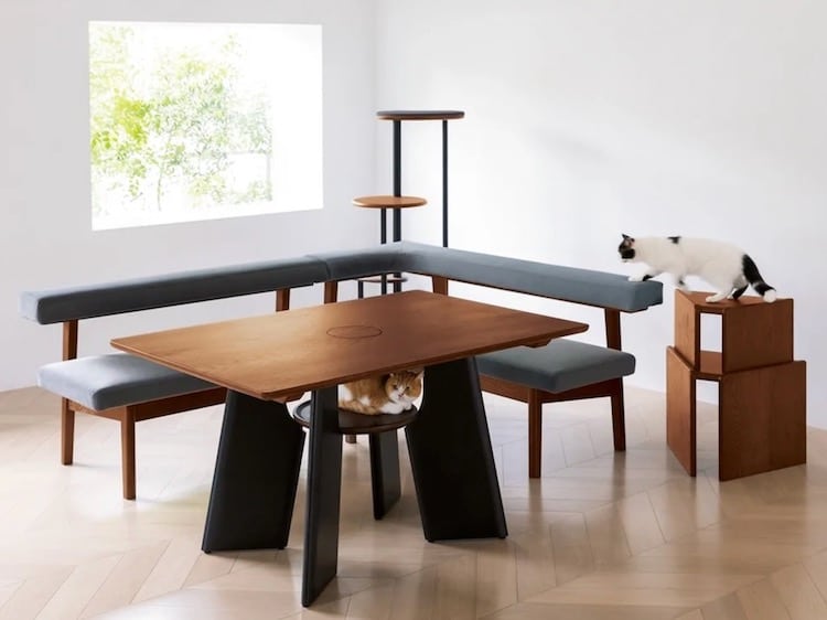 simple japanese style dining table