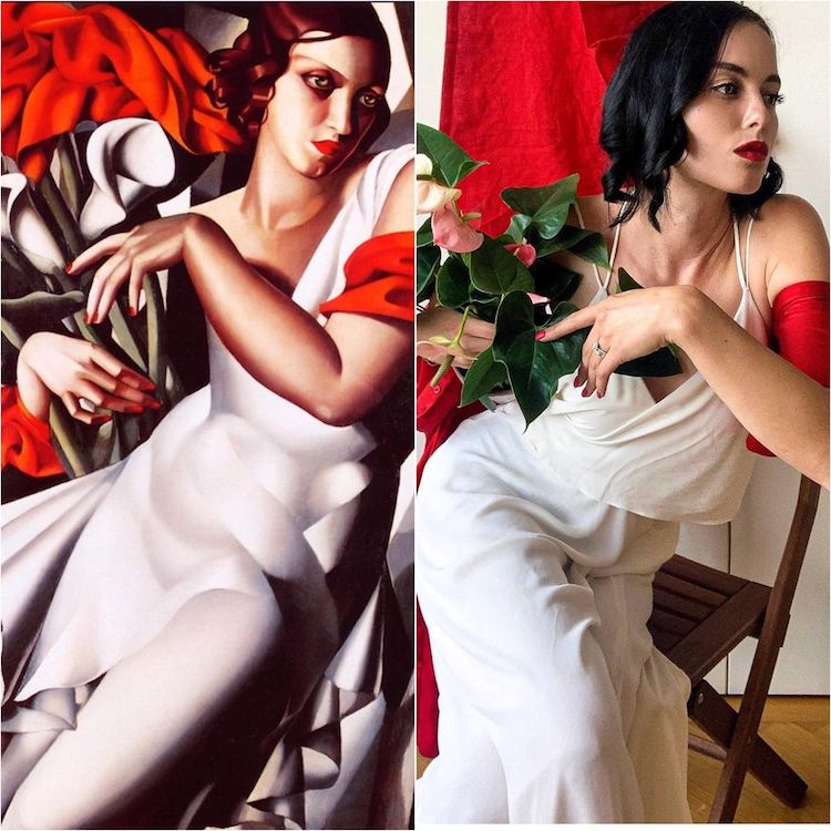 Art Critic Cosplays as Some of the Most Famous Paintings