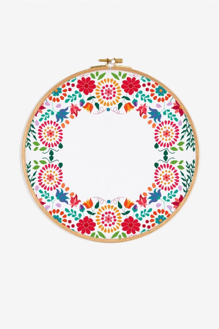 Floral Embroidery Pattern