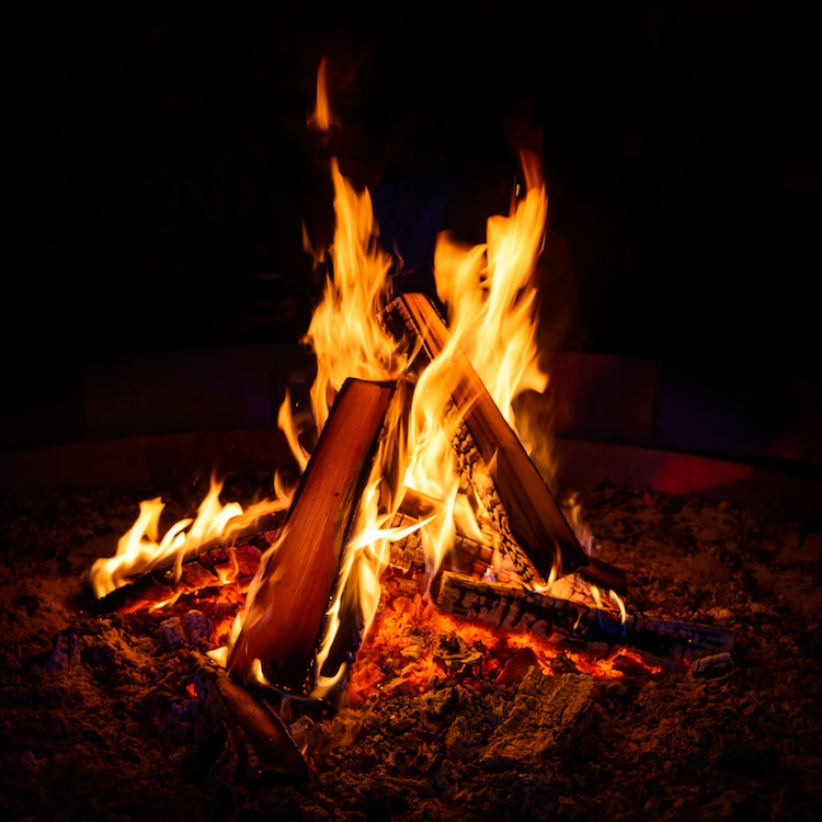 Photograph of a Campfire