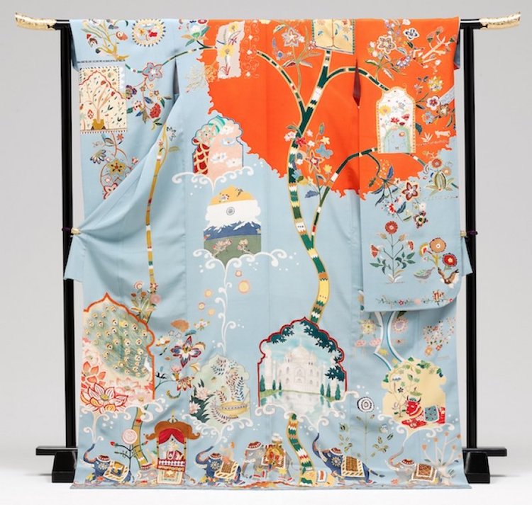 Kimono inspirado en India para los Juegos Olímpicos de Tokio 2020