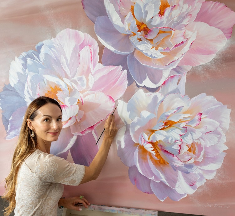 Flower Oil Paintings by Ira Volkova