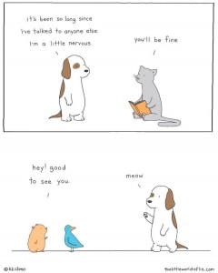 Friendship Comics by Liz Climo Demonstrate the Power of Showing Up