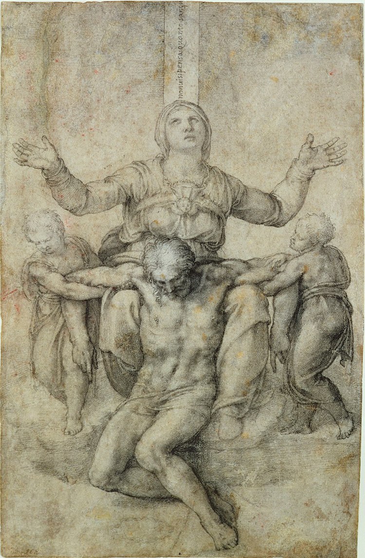 Figure Drawing by Michelangelo