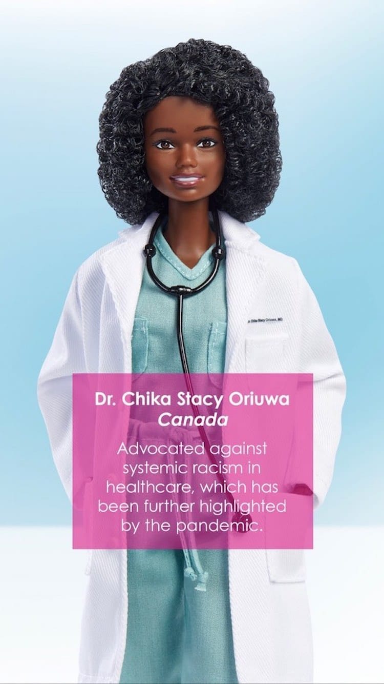 Mattel Creates Barbie Dolls Based on Female Heroes of the Pandemic