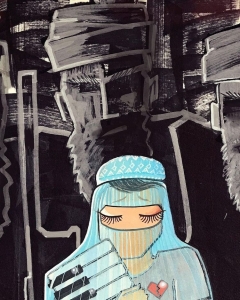 Heartbreaking Art from Afghanistan's First Street Artist Shamsia Hassani