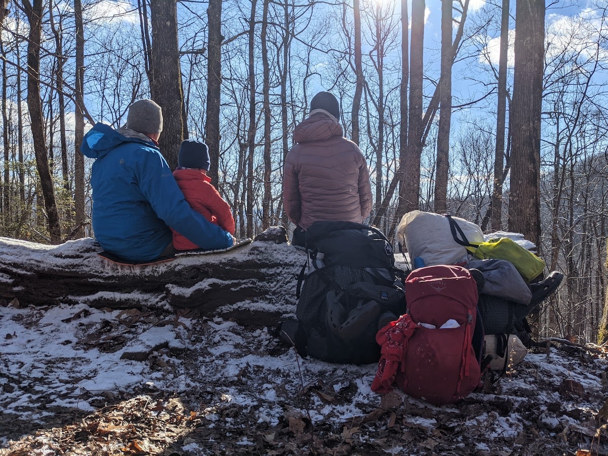 Sutton Family on the Appalachian Trail