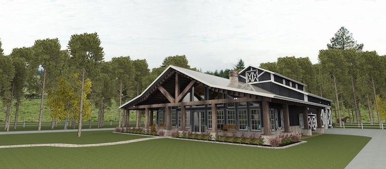 Rendering of a Barndominium or Barndo Design