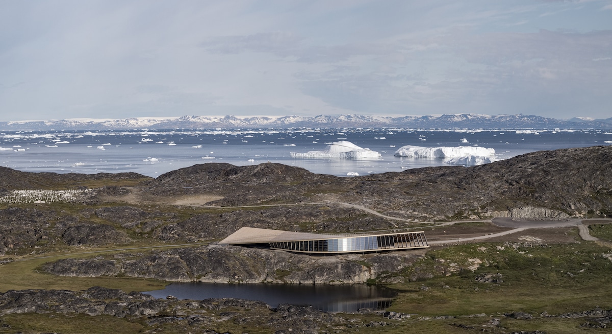 Exterior Shot of Ilulissat Icefjord Centre by Dorte Mandrup