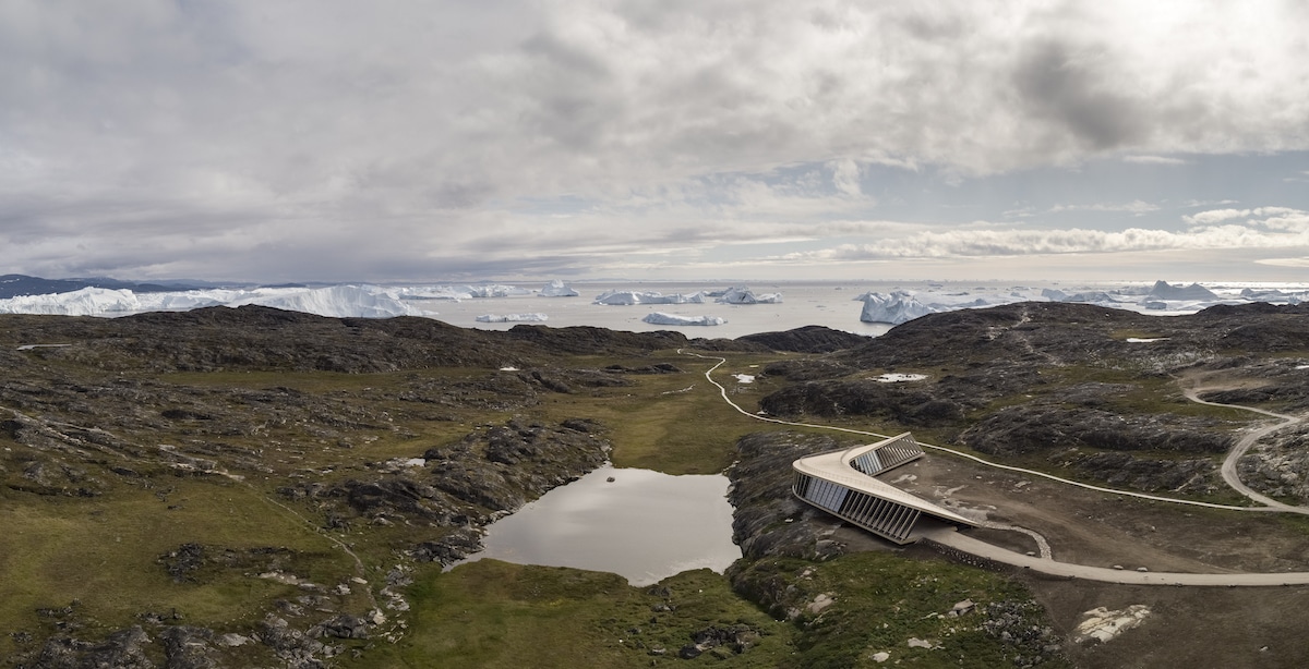 Exterior Shot of Ilulissat Icefjord Centre by Dorte Mandrup