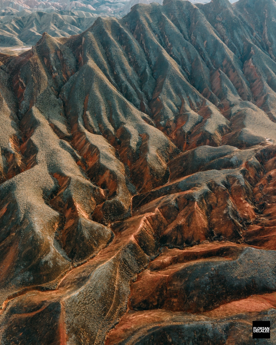 Drone Photo of Mountains in China