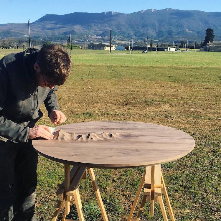 Mountainous Relief Furniture by Ben & Manu