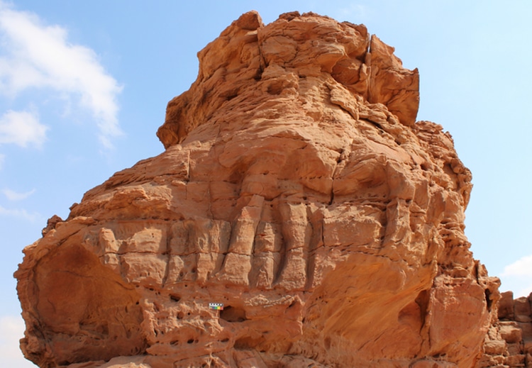 Saudi Arabia Ancient Camel Sculptures