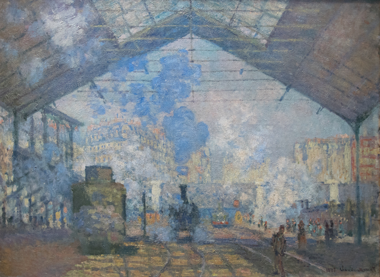 La estación Saint-Lazare de Claude Monet