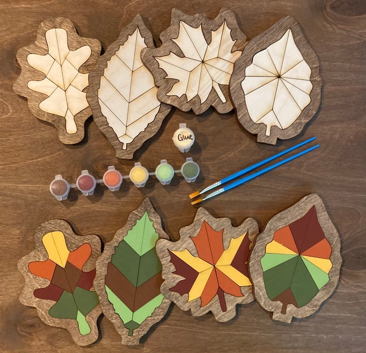 Craft Kits, Fall Leaves Craft Kit, DIY Kit, DIY Crafts, Gifts for Kids,  Fall Crafts, Thanksgiving Kids, Craft Kits for Kids 