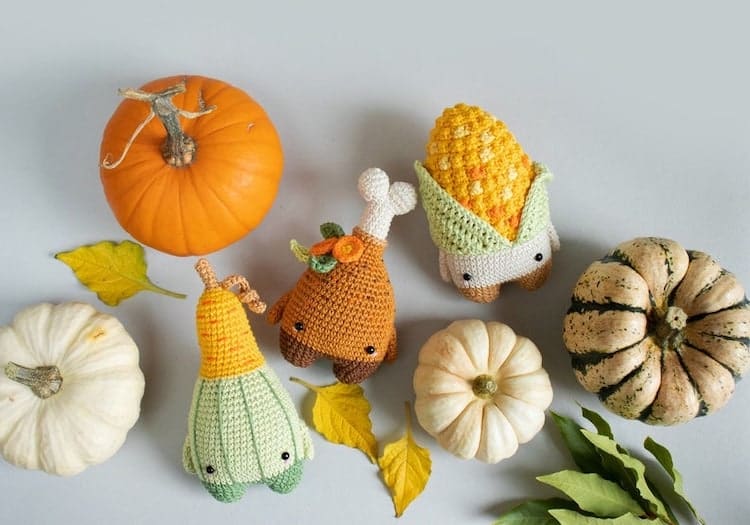 Fall Amigurumi Thanksgiving Crochet Kit