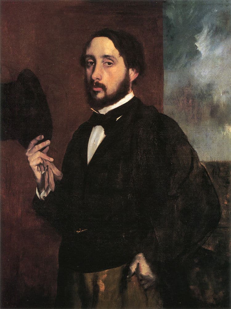 Edgar Degas Self Portrait