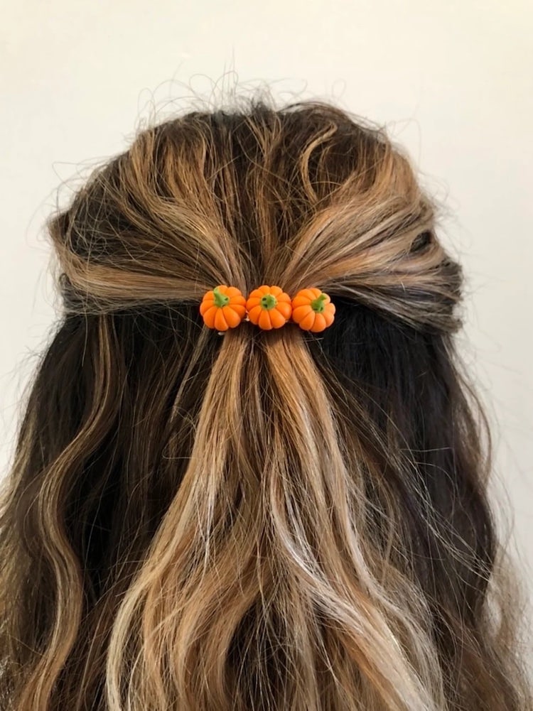 Pumpkin Hair Clip