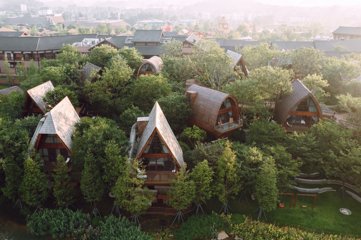 Aerial View of Guilin Lebei Homestay Hotel by aoe