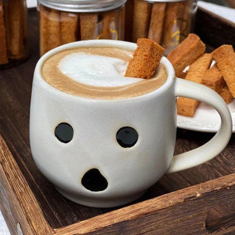 Ghost Face Ceramic Mug