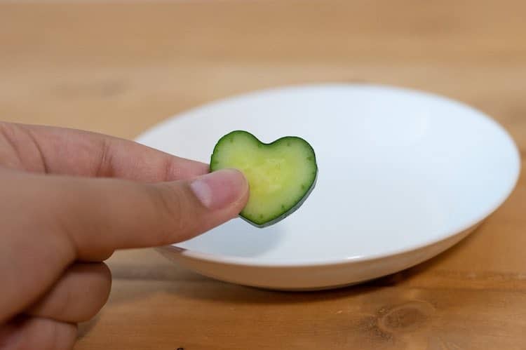 Hamster Loves Heart-Shaped Cucumber