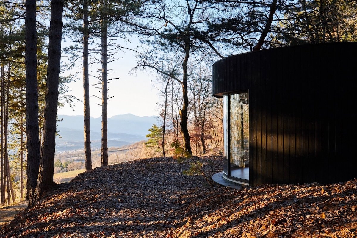 Exterior View of LUMIPOD Cabin by LUMICENE Connects Guests to the Outdoors