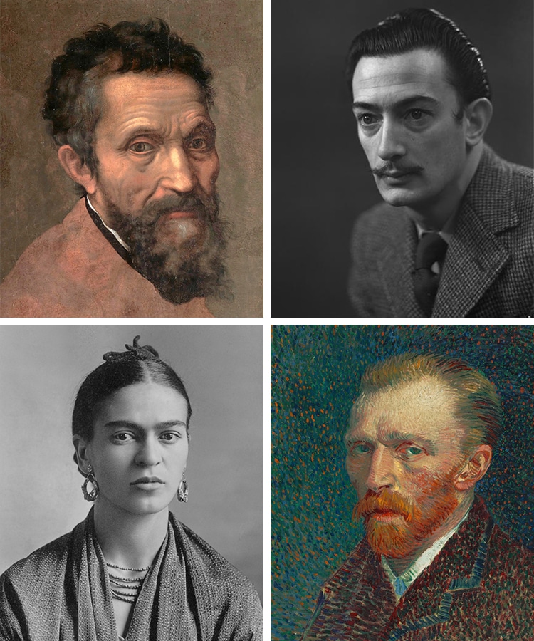 20 Famous Artists Everyone Should Know From Leonardo To Frida Kahlo