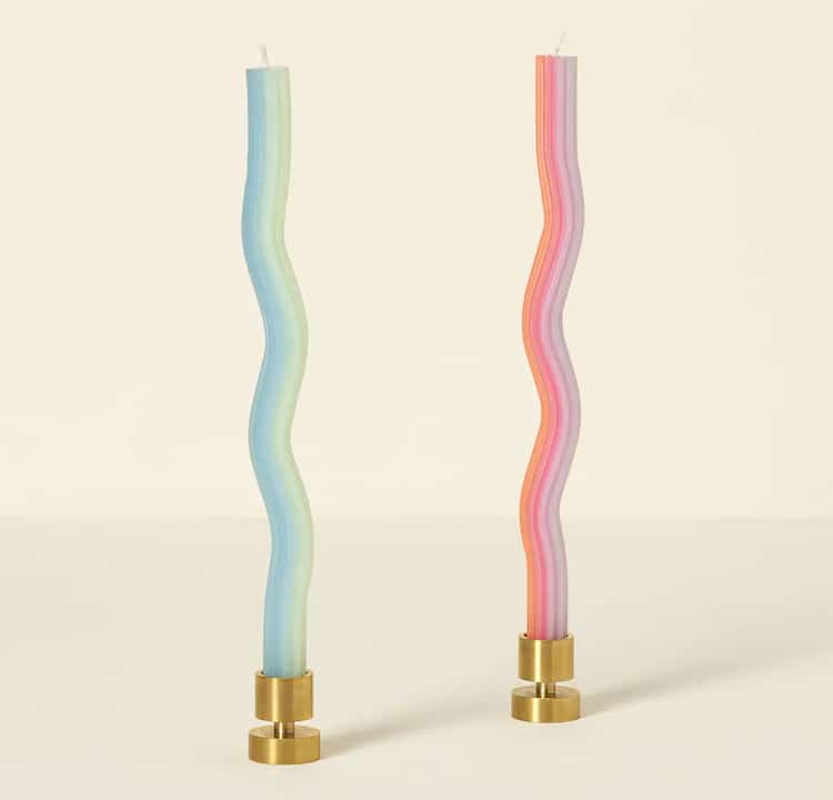 Wiggle Taper Candles